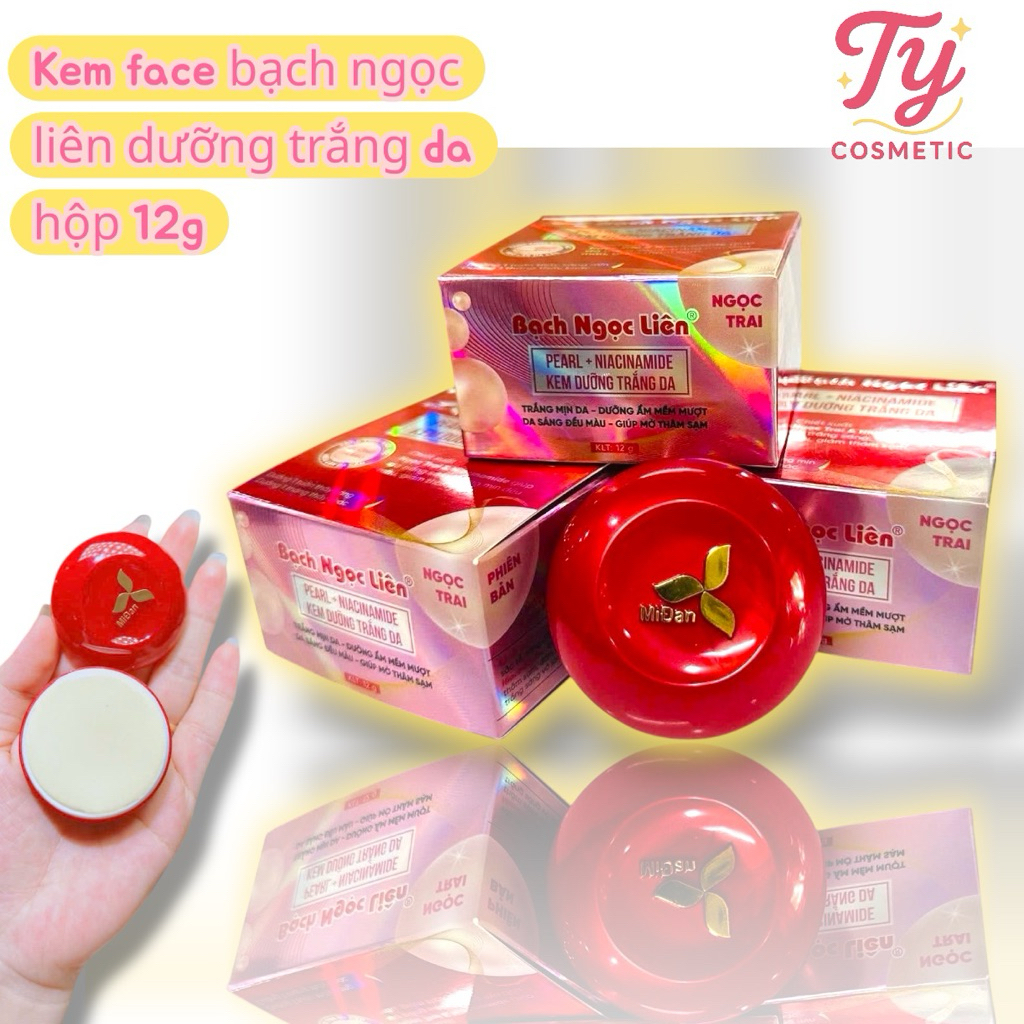 (Chính Hãng) Kem Face Bạch Ngọc Liên B3 +BHA dưỡng trắng da hộp 12g
