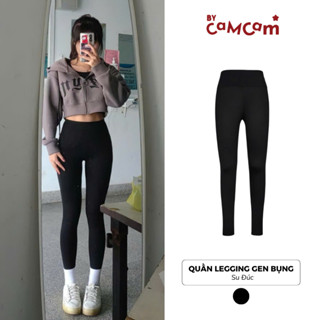  Quần Legging Nữ Dáng Dài Bycamcam Cạp Cao Gen Bụng Tập Gym Yoga Ôm Sát Nâng Mông Co Giãn QLD323 
