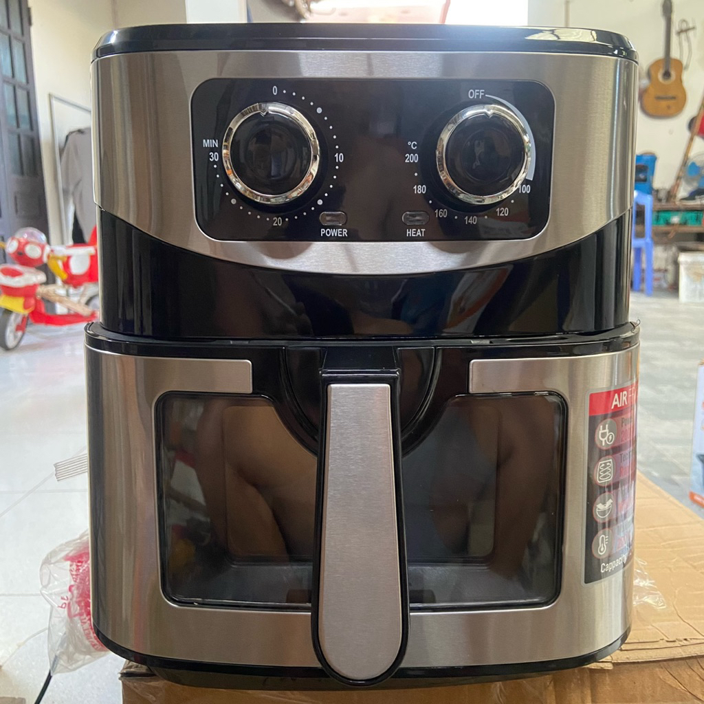 Nồi chiên không dầu SHARP 10L và 12L Công Nghệ Chiên 360 Độ, Bảo Hành 12 Tháng