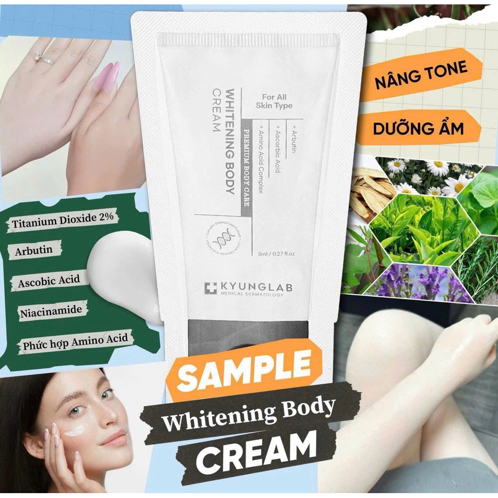 kem body nâng tông Kyung mini 8ml