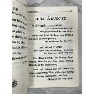 Sách - Kinh Dược Sư Và Sám Pháp Dược Sư (Tuệ Nhuận - Thích Mật Trí)
