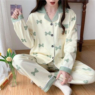  Bộ bầu Bigsize BP42 - Quần áo dài tay mặc nhà sau sinh cho con bú 50-110kg - Pijama chất cotton thoáng mát 