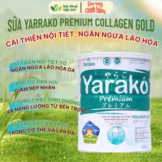 Sữa Collagen YARAKO PREMIUM COLLAGEN GOLD Hỗ Trợ Cải Thiện Nội Tiết Tố Nữ Ngăn Ngừa Lão Hóa Da 400g