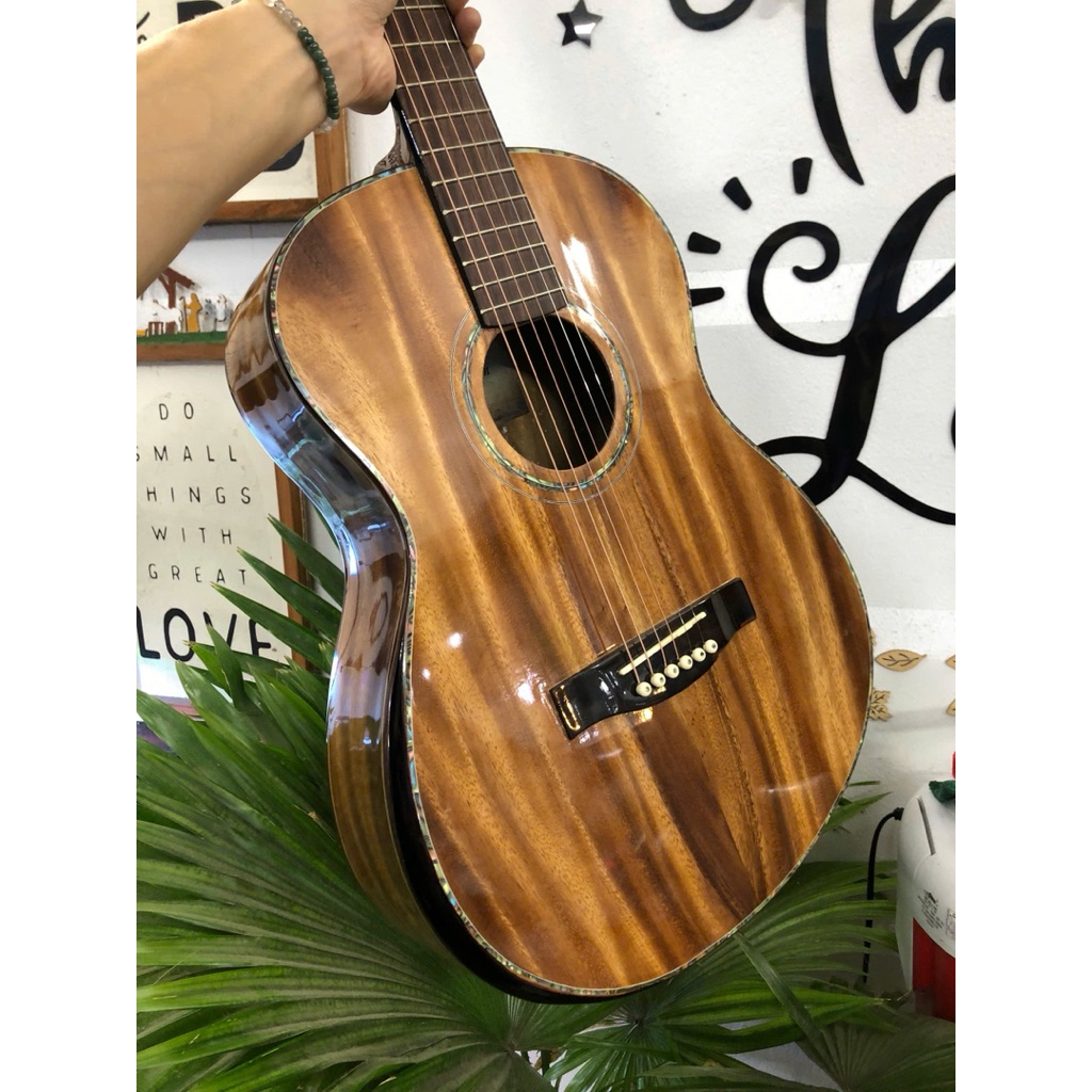 Đàn Guitar Acoustic mini 3/4. Fullsolid, Full gỗ Điệp.