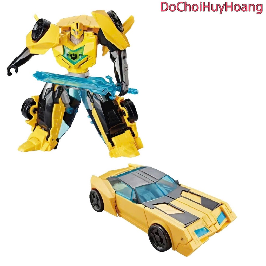 Mô hình robot Bumblebee biến đổi thành xe oto 20cm mẫu 2