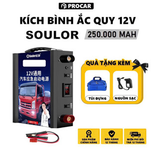 Bộ Kích Bình Khởi Động Xe Ô tô Xe Tải 12Vol Kích Xe con, Xe tải, Máy xúc, Máy công trình, Máy phát điện. BH 12 tháng