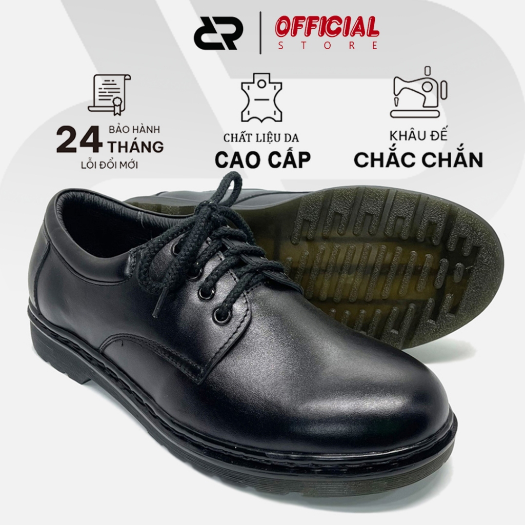 Giày tây derby DIRANO_D0211  Da bò 100%,đế doctor cao cấp,khâu đế 2 lớp siêu bền Bảo Hành 12 Tháng.