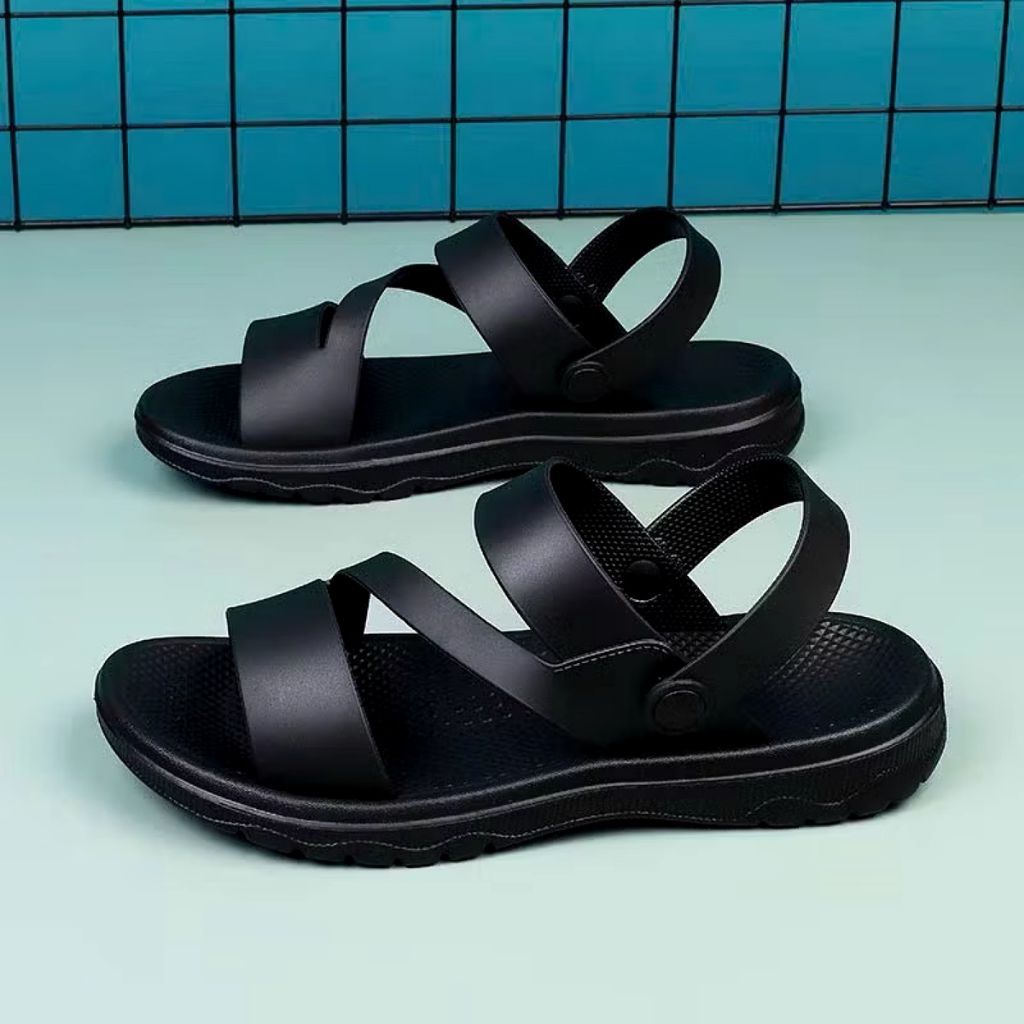 Dép Sandal ,Dép Quai Hậu Nam Nữ Cao 3 cm Chất Cao Su Non Mềm Nhẹ Êm