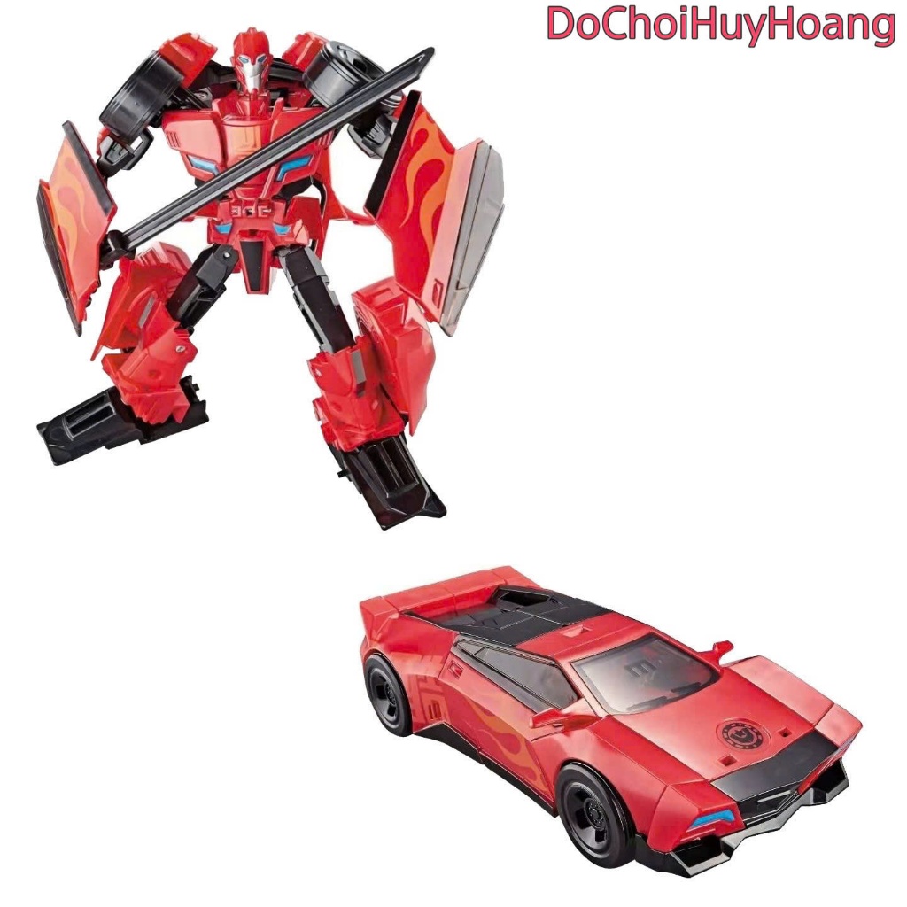 Mô hình robot biến đổi thành xe oto mẫu 8