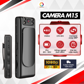 Máy Quay Phim M15, Video 1080p , Ghi Âm, Quay Video Hồng Ngoại, Kết Nối Điện Thoại, Camera Mini Xoay