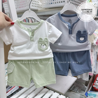 [ Bu Baby ] Bộ Bu cộc tay bamco cho bé trai bé gái