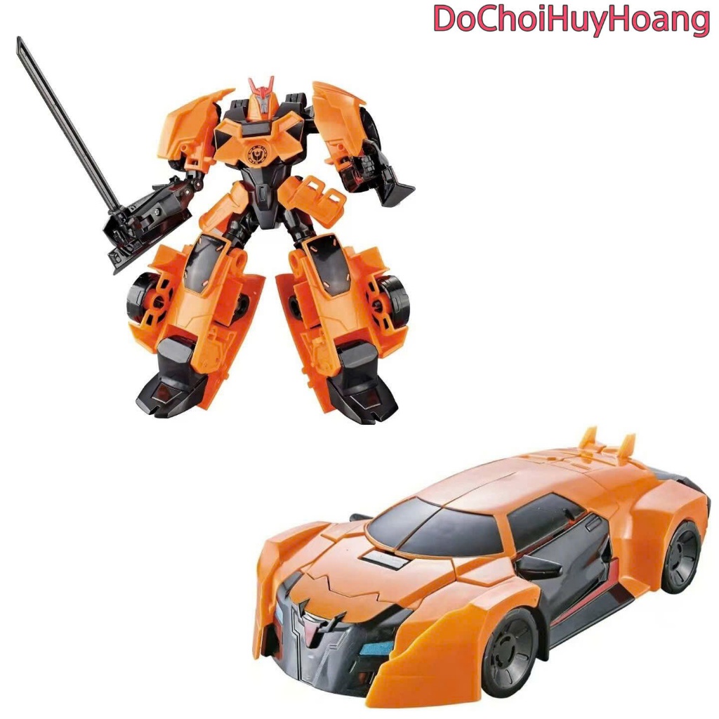 Mô hình robot biến đổi thành xe oto mẫu 15