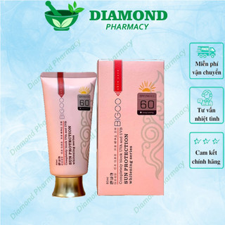  Kem chống nắng BIGOO dạng kem nền Sun Protection SPF60 80ml kem nền chống nắng bảo vệ da 24h 