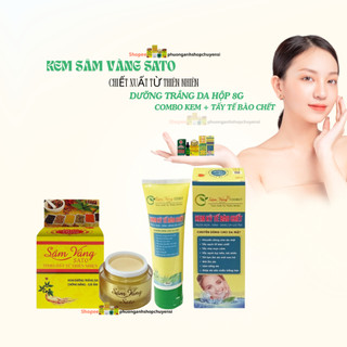 Kem sâm vàng trắng da sato tinh chất từ thiên nhiên 8g