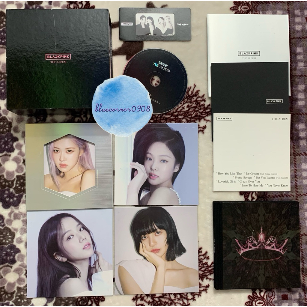 the album ảnh (card) BLACKPINK LISA JENNIE JISOO ROSÉ