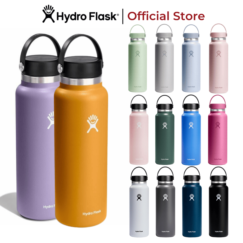 Bình giữ nhiệt Hydro Flask 1183 ml Wide Flex Cap 40 oz chính hãng, nắp kín, an toàn cho sức khỏe | BigBuy360 - bigbuy360.vn