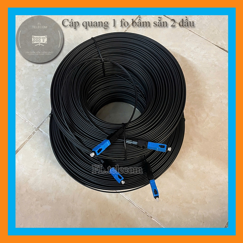 Cáp quang bấm sẵn 2 đầu kết nối fastconnect SC UPC tính theo cuộn