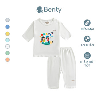  Bộ quần áo trẻ em áo lửng quần lửng BT033 mềm mịn mát set đồ bộ cao cấp cho bé trai bé gái 