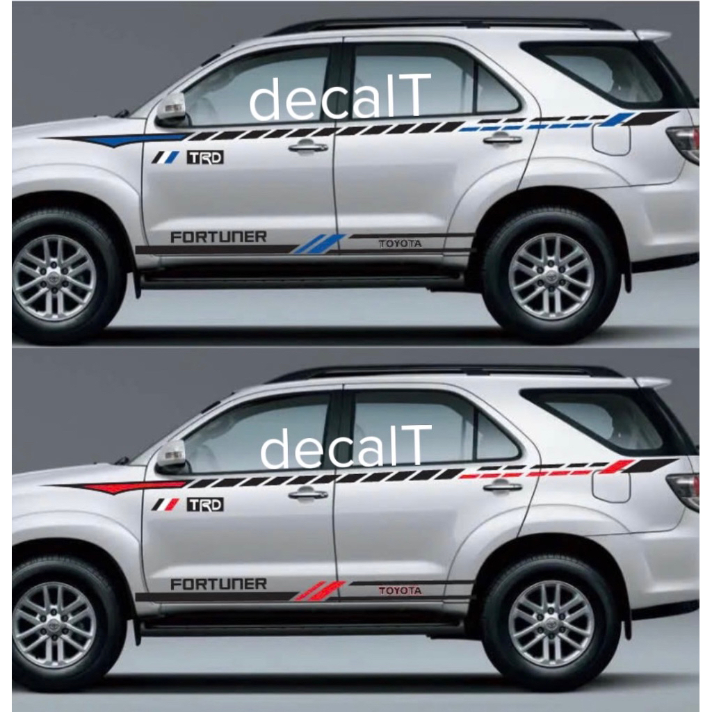Tem Dán Sườn Xe Fortuner Mẫu Mới. Tem Dán Sườn Xe Fortuner (F1123)