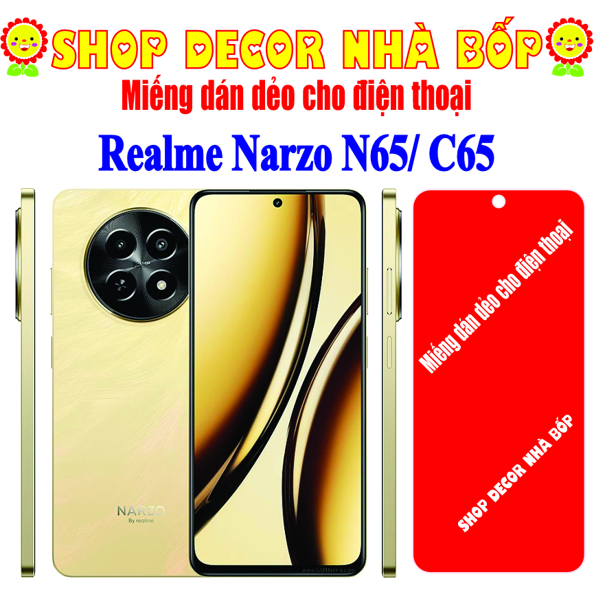Cường lực dẻo bảo vệ màn hình điện thoại Realme C65/ Narzo N65