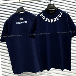  Áo phông Dsqd2 vòng cổ nam nữ áo thun Dsq vòng cổ boy phố hottrend mới nhất,chuẩn lô gô sắt dsq 