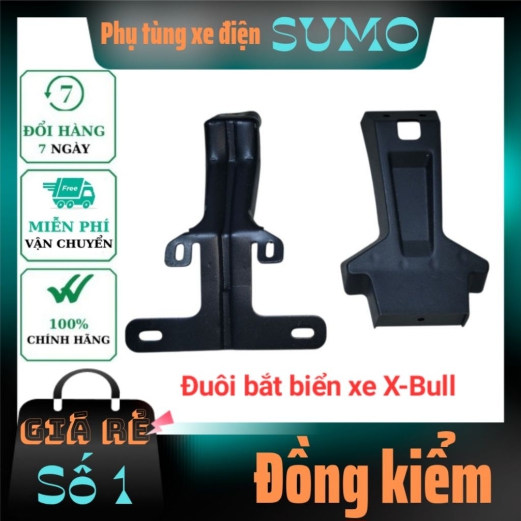 Giá cheo biển xe điện Xbull, giá bắt biển xe điện Xbull