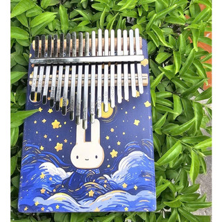 ĐÀN KALIMBA GỖ ROSEWOOD CAO CẤP 17 PHÍM IN HÌNH CAO CẤP- TẶNG 4 PHỤ KIỆN