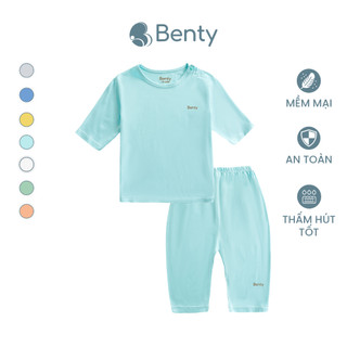  Bộ áo lửng quần lửng BENTY cho bé gái bé trai chất liệu mềm mịn cao cấp quần áo trẻ em dễ thương 