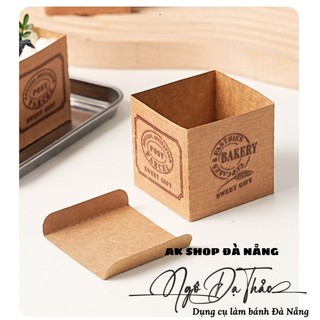 Set 10 khuôn giấy cupcake kraf 6cm ( AKSHOPCAMLE 2400.009)