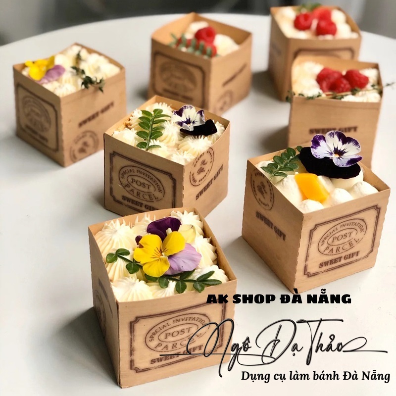 Set 10 khuôn giấy cupcake kraf 6cm ( AKSHOPCAMLE 2400.009)