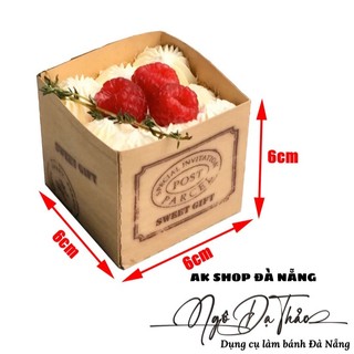 Set 10 khuôn giấy cupcake kraf 6cm ( AKSHOPCAMLE 2400.009)