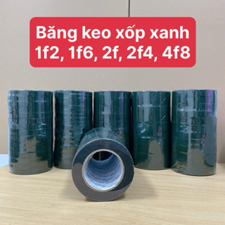Băng keo xốp xanh 2 mặt siêu dính, chịu lực tốt