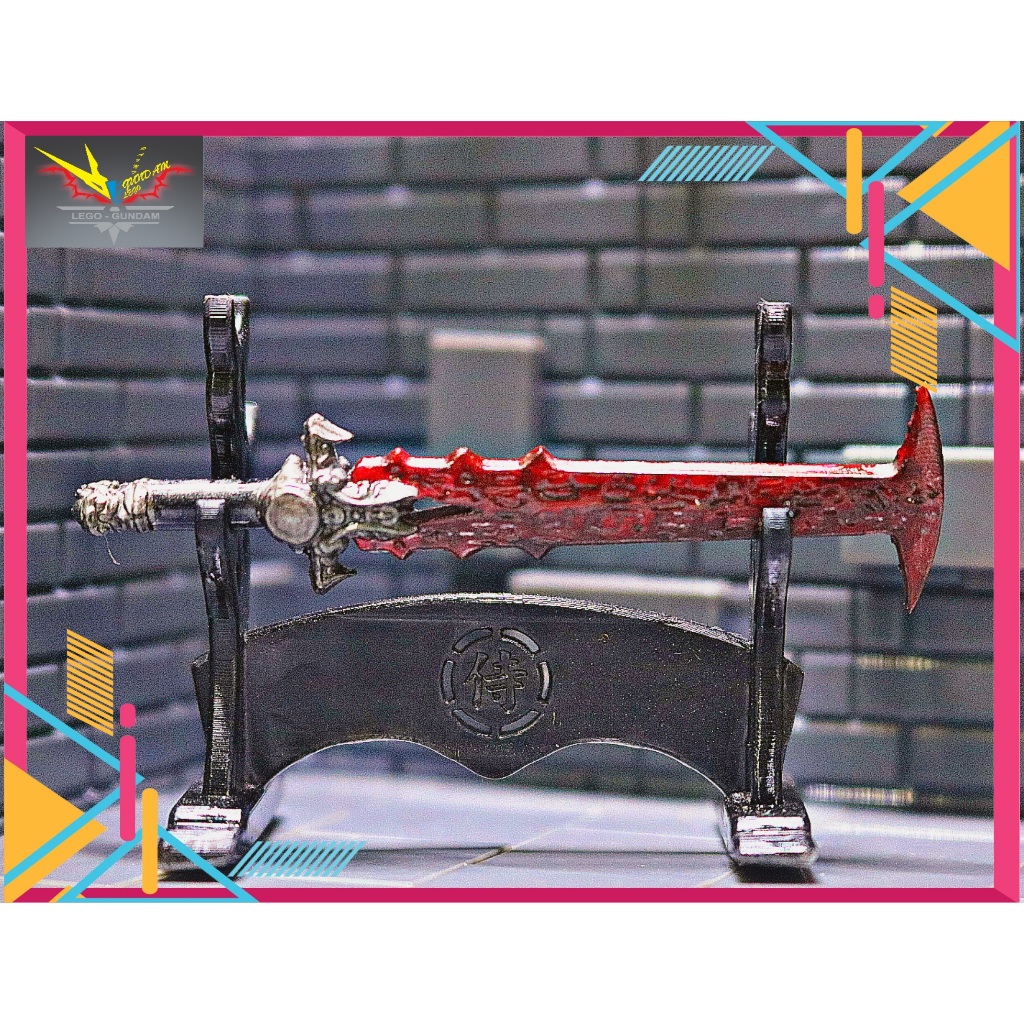 N10 Phụ Kiện Custom Minifigures In 3D Vũ Khí Doom Sword Tương Thích Lego