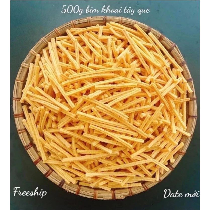 Snack khoai tây que, que khoai tây, ngó sen tẩm vị giòn tan (500g)