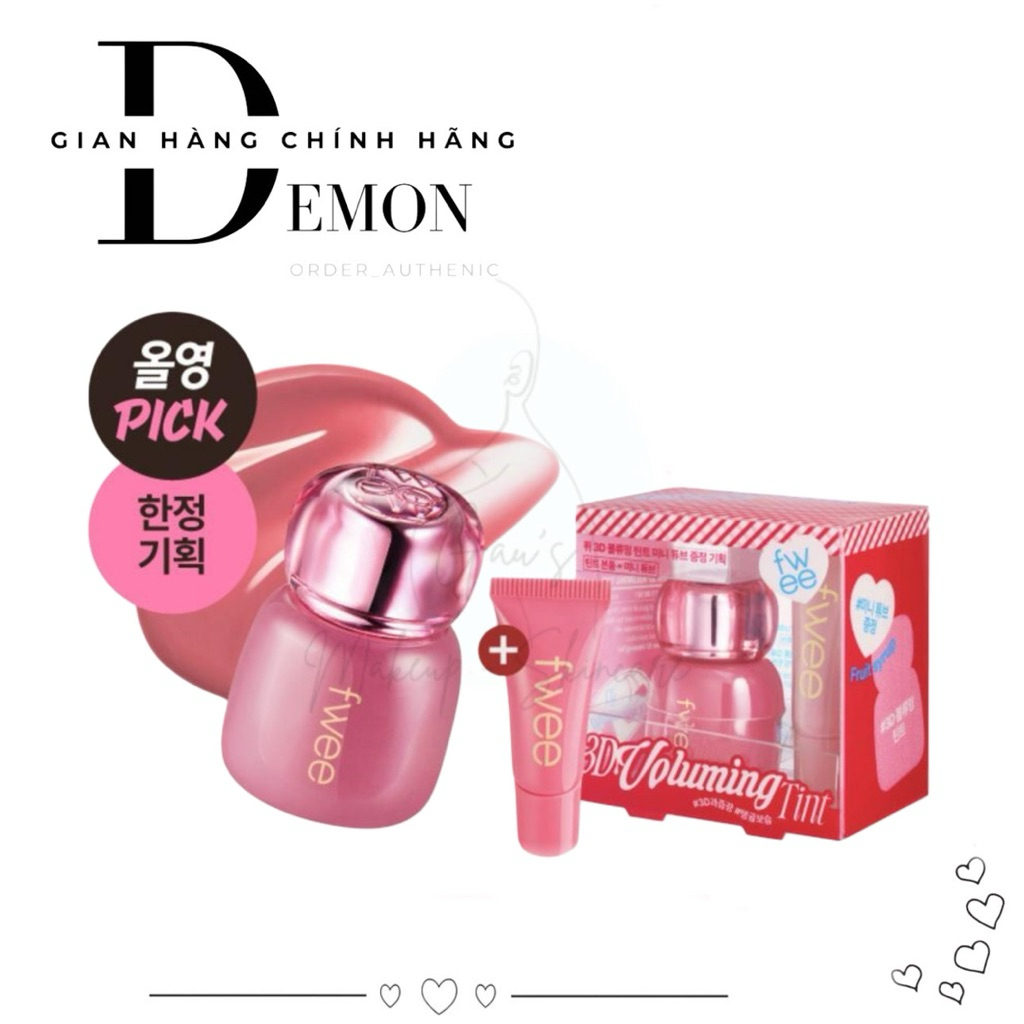 Set son bóng Fwee 3D Voluming tint