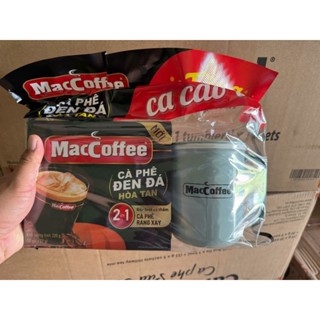   Combo 5 hộp  Hộp Cà Phê Phố Đen Đá Hòa Tan- Maccoffe-Tặng Ly có nắp xịn xò 