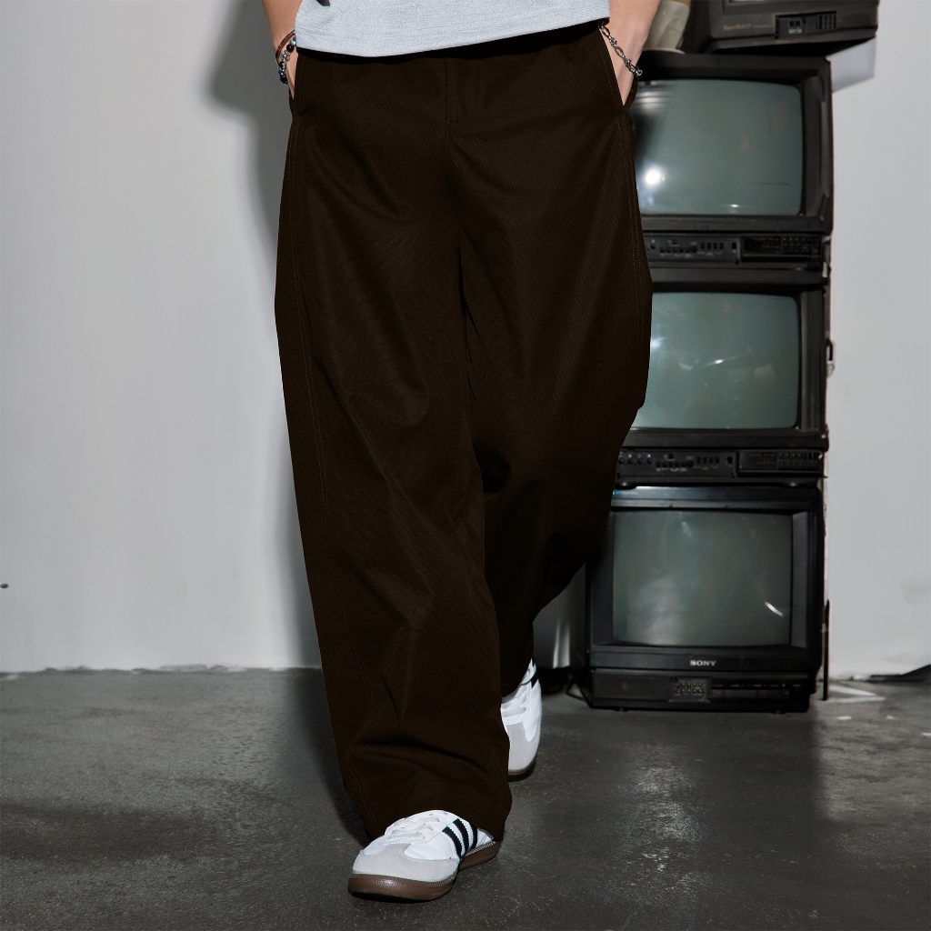 Quần Khaki Ống Cong NOCTURNAL Barrel Khaki Pants Nam Nữ Unisex Local Brand | BigBuy360 - bigbuy360.vn