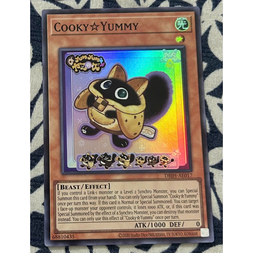 Thẻ bài Yugioh - DBJH-AE017 Cooky?Yummy (SR)