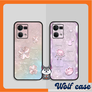  Ốp Lưng Oppo Reno 7 4G - Reno 7 5G - Reno 7 Z In hình hoa xinh họa tiết cẩm thạch 