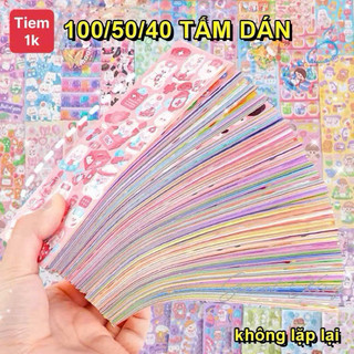  Miếng Dán Trang Trí Kim Tuyến 🌸Freeship🌸 Sticker  lấp lánh dán sổ trang trí trang trí ốp điện thoại 
