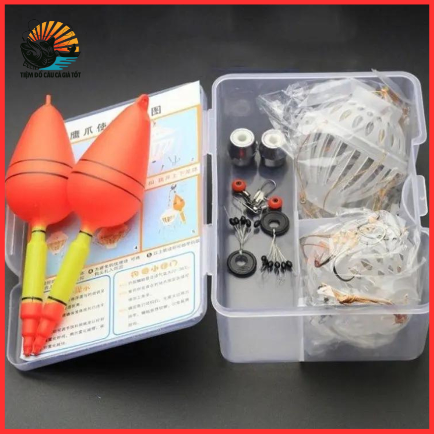 [Chất Lượng] Bộ Bom Câu Lăng Xê Cá Mè, Phụ Kiện Câu Lăng Xê Cao Cấp