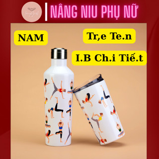 Bình Nước Giữ Nhiệt Cao Cấp Yoga Dành Cho Nam Tập Gym I.B Chi Tiết