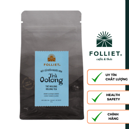 (Chính hãng) FOLLIET Trà Oolong (Oolong tea)-100gr