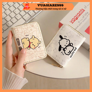 Ví nữ ngắn mini cute cầm tay nhiều ngăn giá rẻ nhỏ gọn bỏ túi thời trang hàn quốc dễ thương VN202