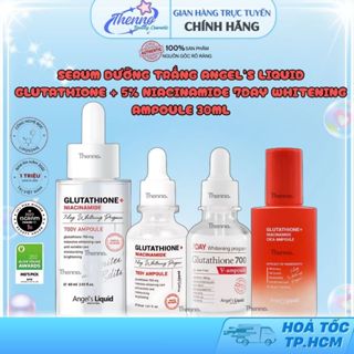  Serum Dưỡng Trắng,Se Khít Lỗ Chân Lông Angel's Liquid Glutathione + 5% Niacinamide 7Day Whitening Ampoule 30ml 