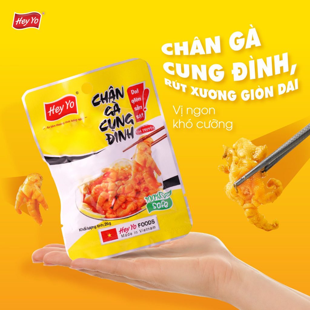 Combo 5 Chân gà rút xương cung đình - chân gà Heyo Việt Nam