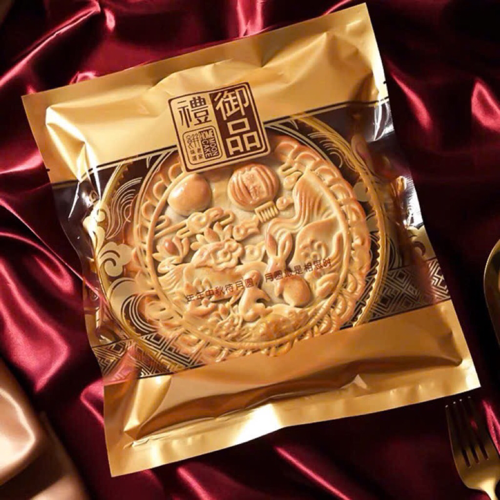 Khay túi đựng bánh Trung Thu size lớn 300g, 600g, 1200g - 10 bộ