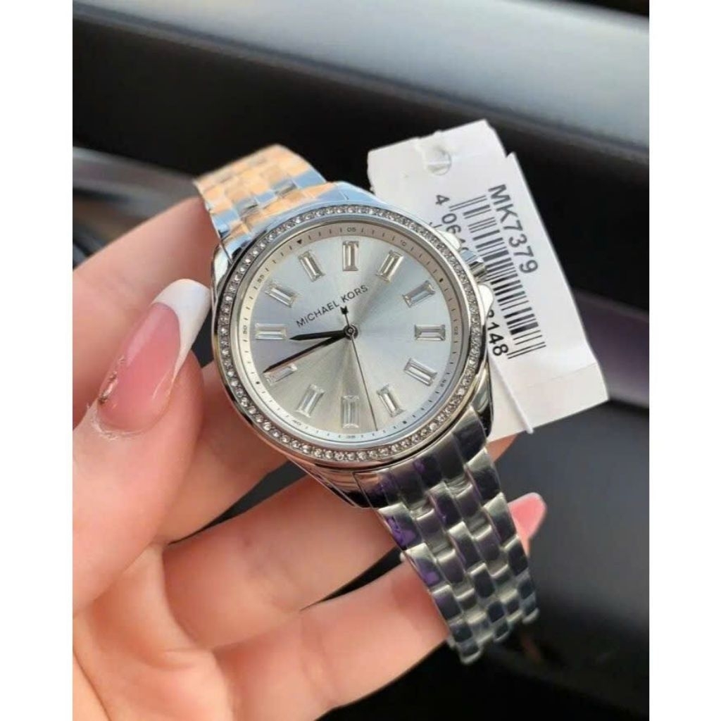 [Chín Hãng 100%] Đồng Hồ Nữ  Michael Kors MK7379 (7379) Máy Quartz (Pin) Mặt Tròn Siz 36mm Dây Thép 