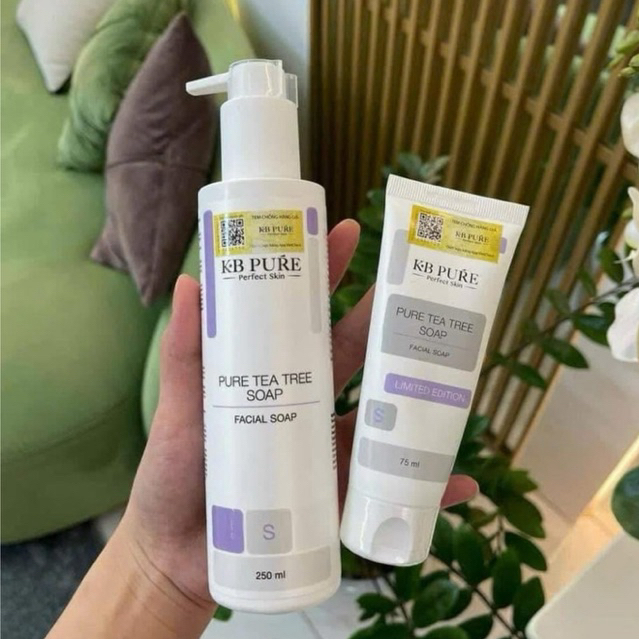 Sữa rửa mặt KB Pure Tea Tree Soap của Israel tinh chất tràm trà