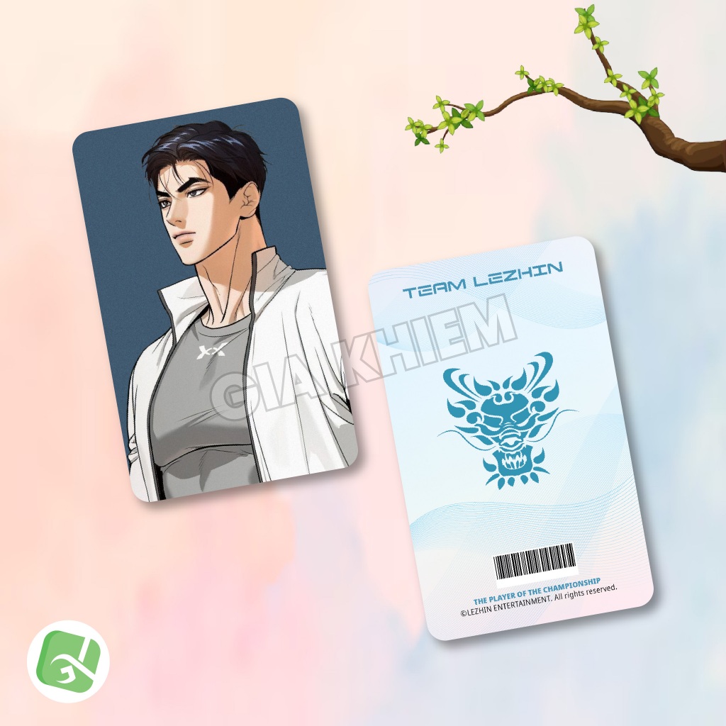 Photocard Team Lezhin - The player of the Championship - Size 5.5x9cm